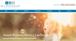 Desktop Screenshot of mcdonaldlawyers.com